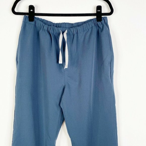 Figs Men's Blue Drawstring Pants - Picture 2 of 10